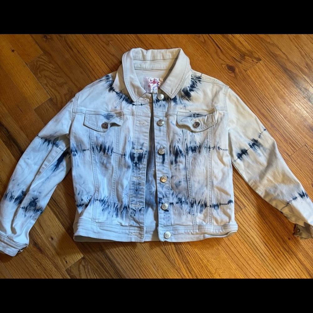 Girls Justice Tie-Dye Denim Jacket